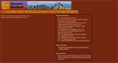Desktop Screenshot of mountainhandbook.com